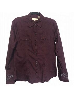 Stetson Long Sleeve Snap Button Shirt, size L